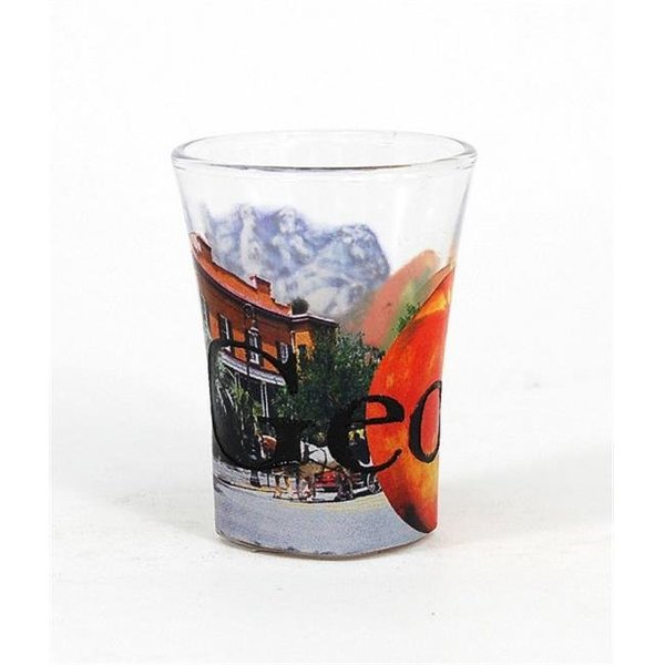 Americaware Americaware SGGEO01 Georgia Full Color  Etched  Shot Glass SGGEO01